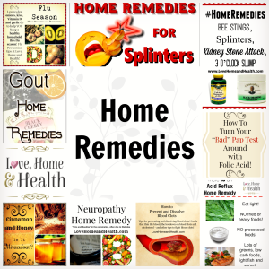 Home Remedies and Natural Cures