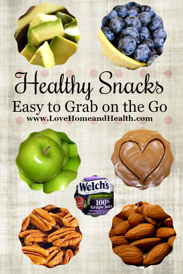 Healthy Snacks - Easy to Grab on the Go @ www.LoveHomeandHealth.com