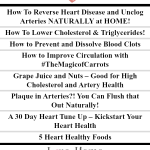 Heart Health at www.LoveHomeandHealth.com