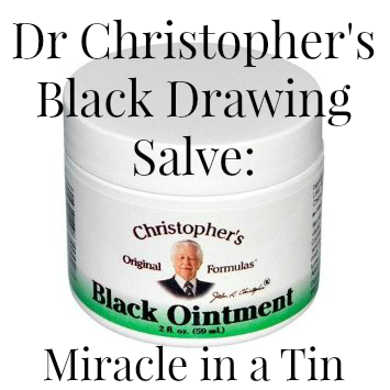 Dr Christopher's Black Drawing Salve Miracle in a Tin 2