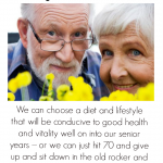 ageless senior citizen - love, home and health