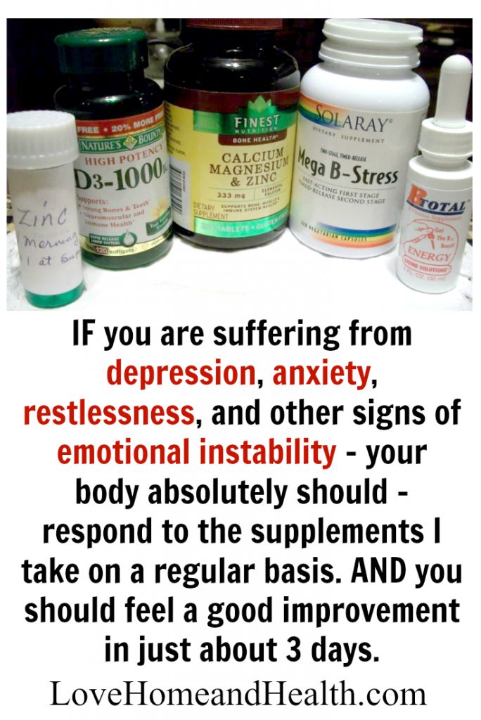 Natural Treatment for Depression and Anxiety - Love Home and Health