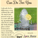 lemon water - love, home and health