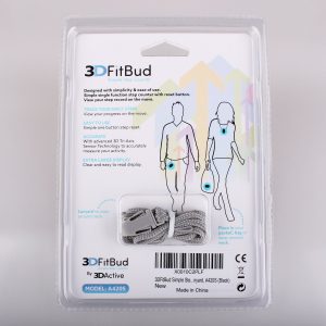 3D FitBud Pedometer - simple digital step counter - Love, Home and Health
