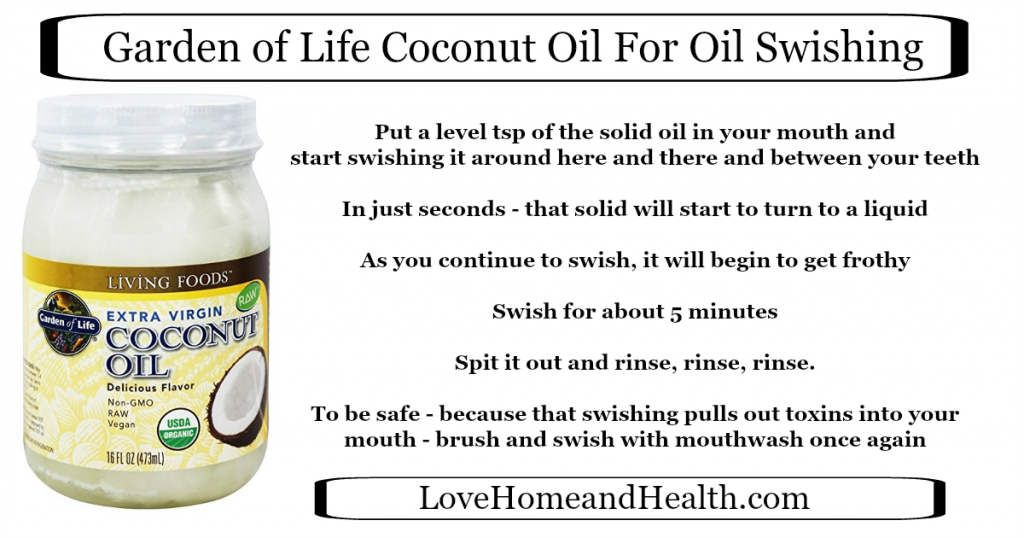 Garden of Life Coconut Oil for Swishing - Love, Home and Health