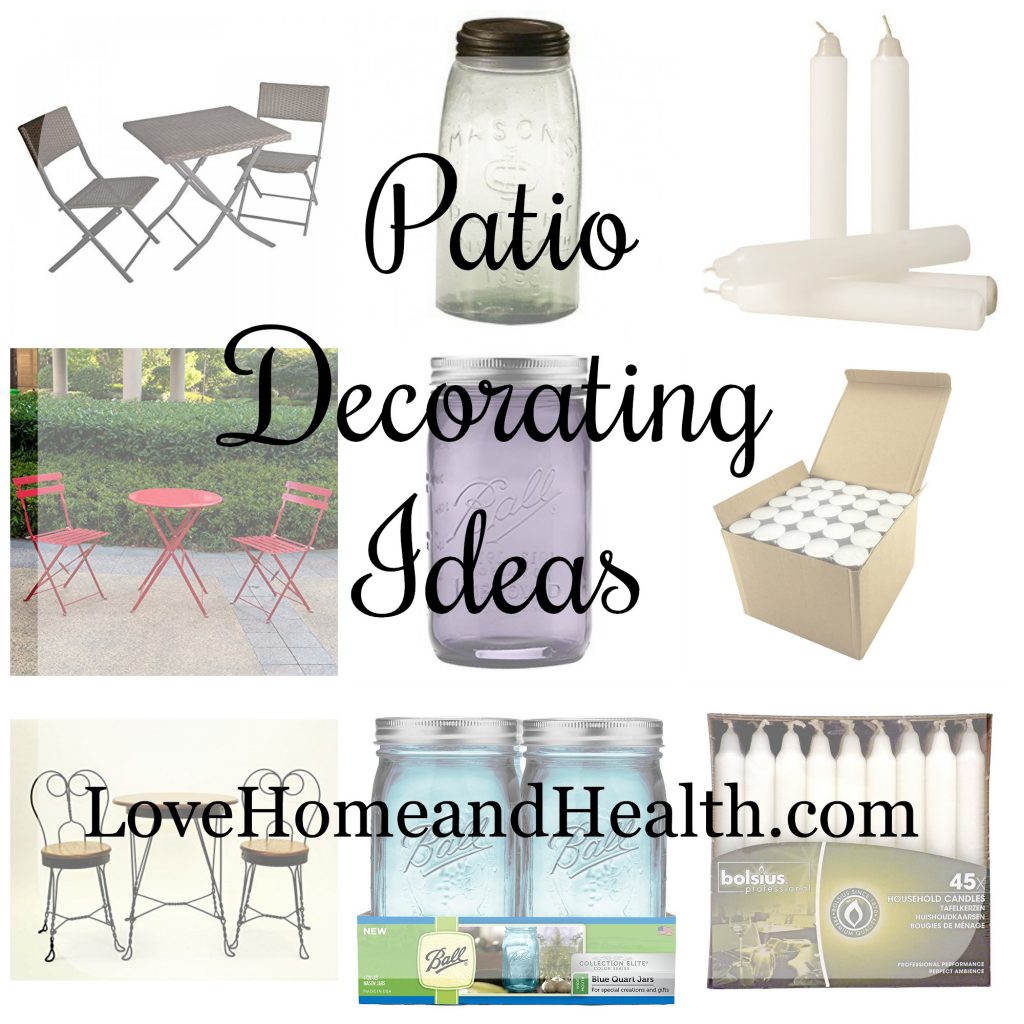 Patio Decorating Accessories - Love Home and Health