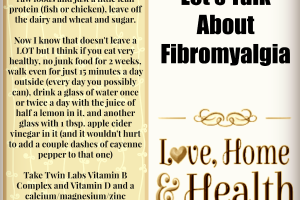 Fibromyalgia - www.LoveHomeandHealth.com