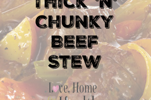 Thick 'n' Chunky Beef Stew
