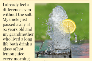 lemon water - love, home and health